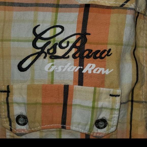 Gstar Raw Men's LS Shirt with Roll Up Button Sleeves - Picture 2 of 10